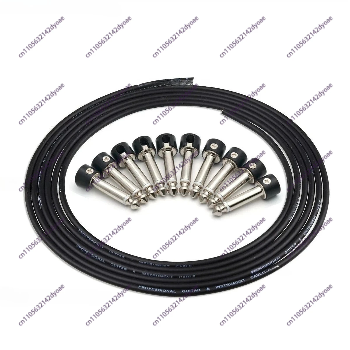 Solderless Connectors Design Guitar Cable Diy Guitar Pedal Patch Cable Kit