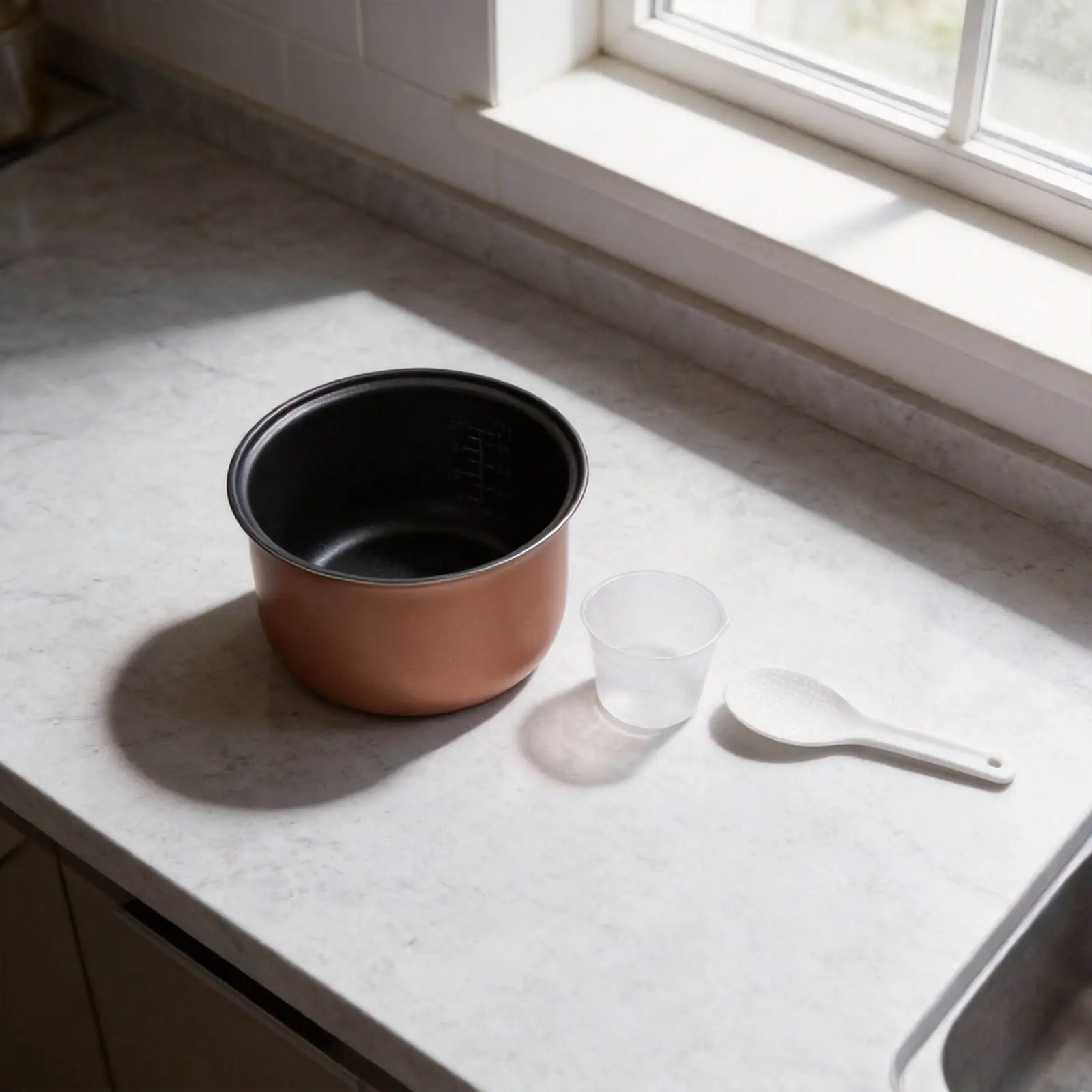Large Capacity Cooking Pot Cooking Pot Non-Stick Insert Rice Cooker Non-stick Coating Aluminum Alloy Construction Large Capacity