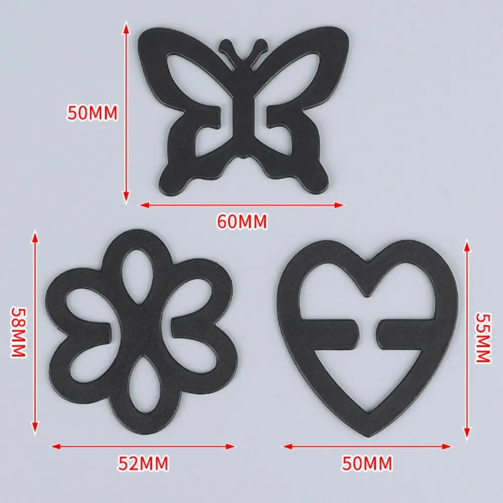 Adjustable Bra Strap Clips Invisible Butterfly/Flower/Heart Shape Bra Shoulder Straps Cross Fastener