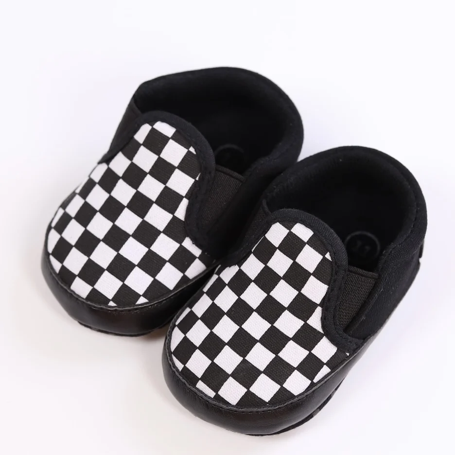 الجنس للجنسين طفل رضيع أحذية أنيقة منقوشة حذاء طفل زوج الأول من الأحذية قبل خطوة مريحة زلة Ons