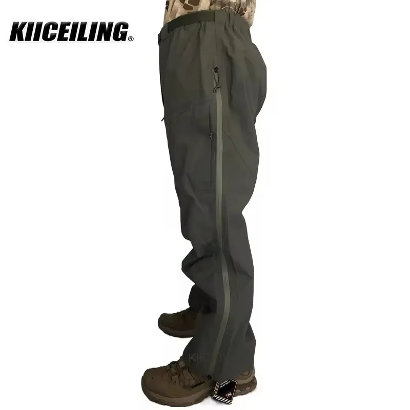 

KIICEILING MP-LFK1 Hiking Climbing Hardshell Tactical Pants Waterproof Cargo Pants Men Trousers Men Baggy Pants