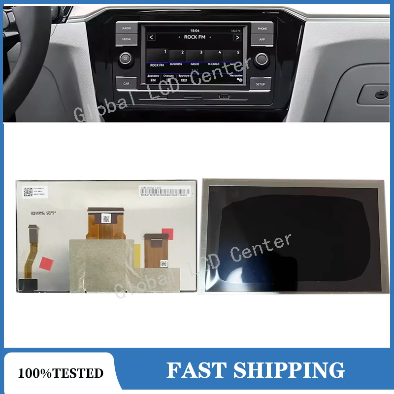 LA065WV3-SD01 Oryginalny ekran LCD 6.5″ EAT63954701 LM1696A01 GPM1696A00 LM1696A01-1D LM1696A01-1B do Skoda Fabia 3 i VW Golf — zdjęcie produktu 2