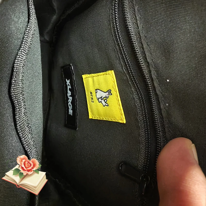 أحدث # FR2 التطريز Xlarge الأرانب التصحيح حقيبة الظهر حقائب الكتف الرجال النساء جودة عالية أربعة مواسم حقيبة ساعي عادية