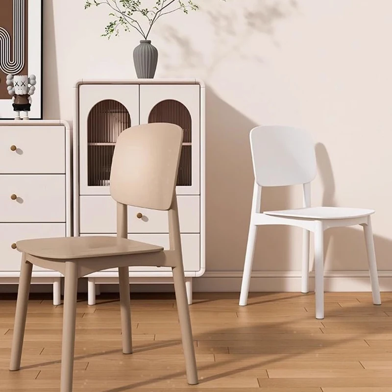 Nordische moderne esszimmers tühle europäischer designer trend ige minimalist ische esszimmers tühle kunststoff faul sedie sala da pranzo möbel