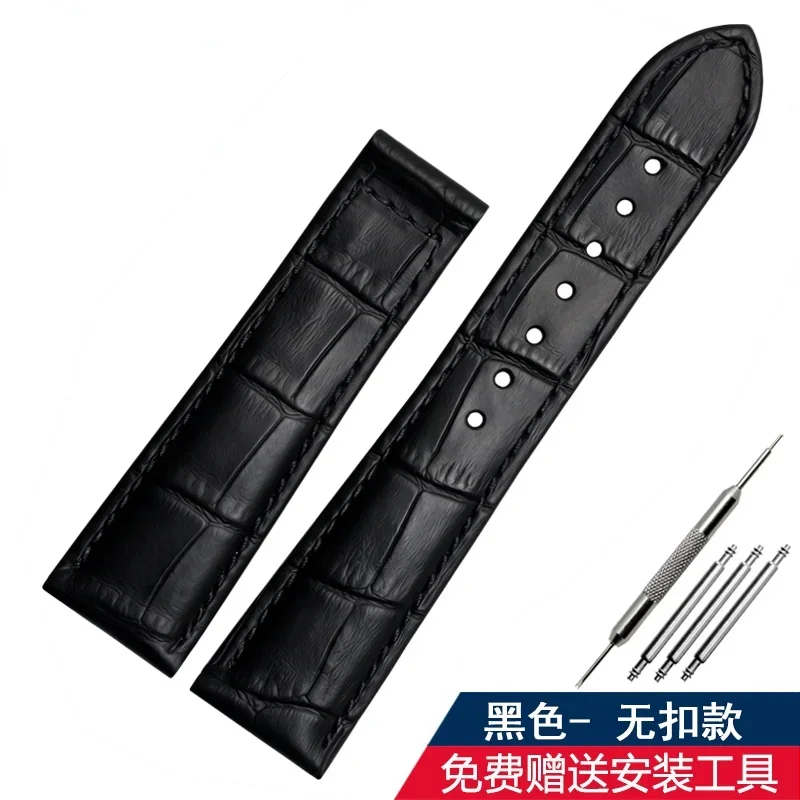 Genuine Leather Watch Band for Radar Diamond Master Crystal Gem Series Waterproof Watch Band Men's Belt 19mm