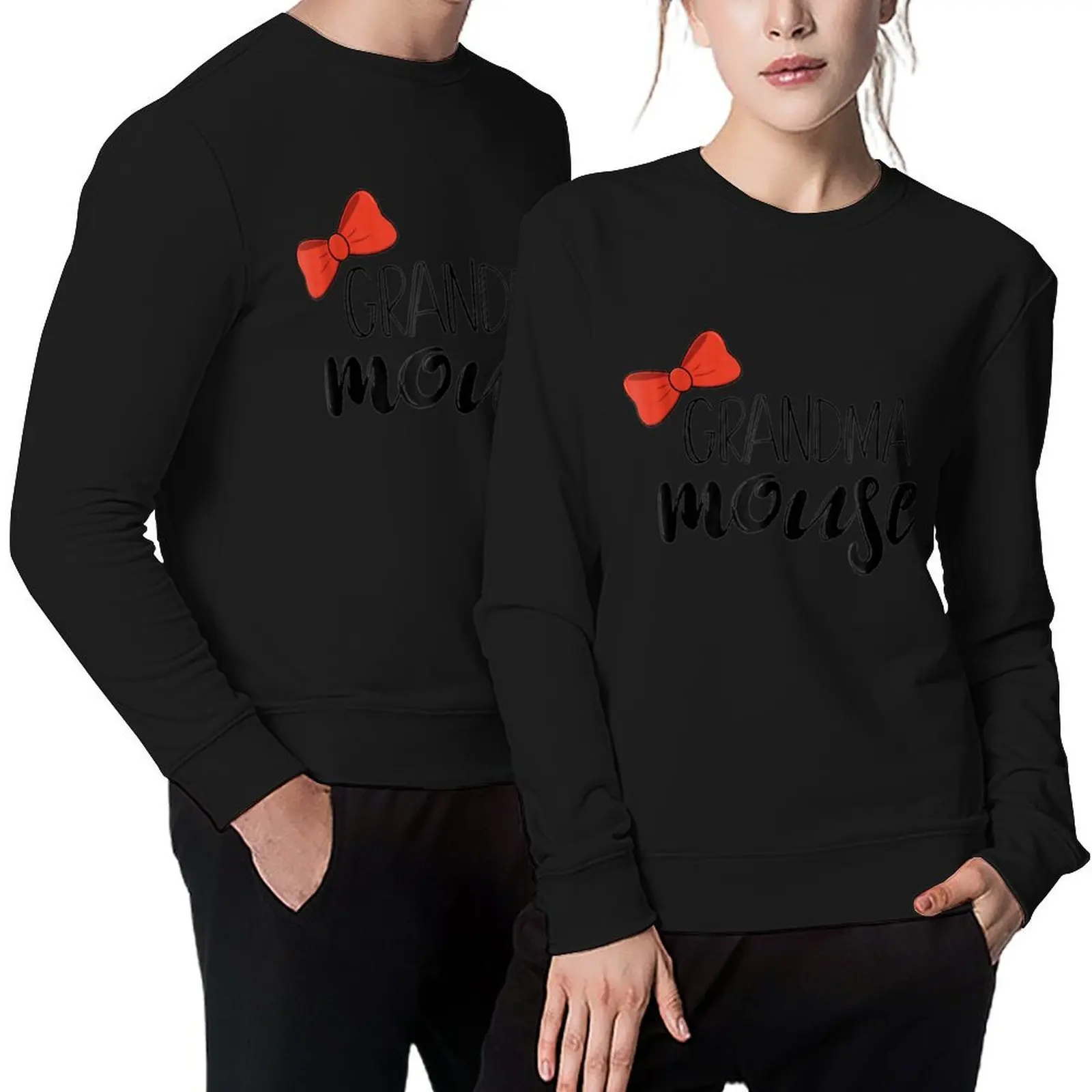 

Grandma Mouse Tee, Family Vacation Mouse Matching S Pullover korean style clothes men clothing men's sweatshirts