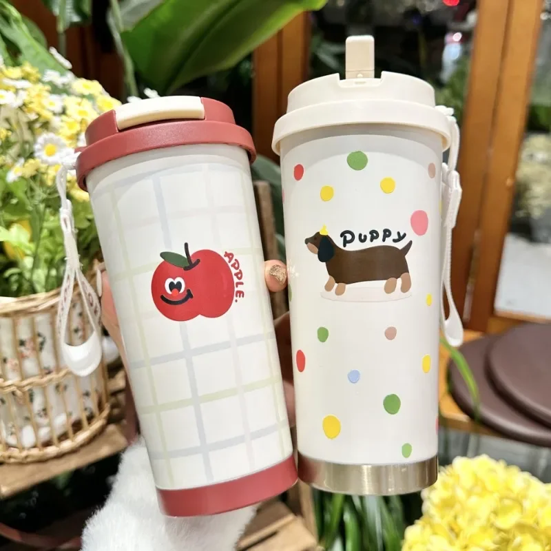 

500 мл стакан из нержавеющей стали 316, новая изолированная утолщенная автомобильная кофейная чашка для домашнего использования, высокое эстетичное значение