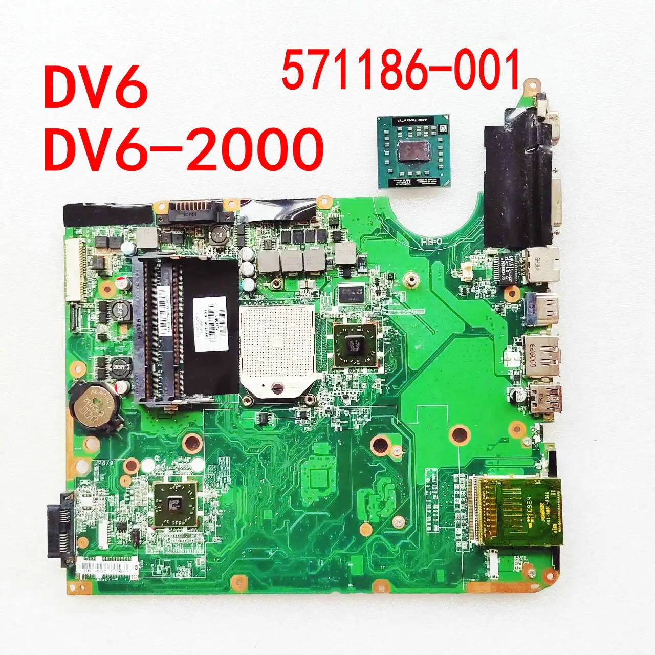 For HP PAVILION DV6-2000 NOTEBOOK DV6 DV6-2044DX DV6-2057CL DV6-2120CA DV6-2157US DV6-2020CA DV6-2043US Motherboard 571186-001