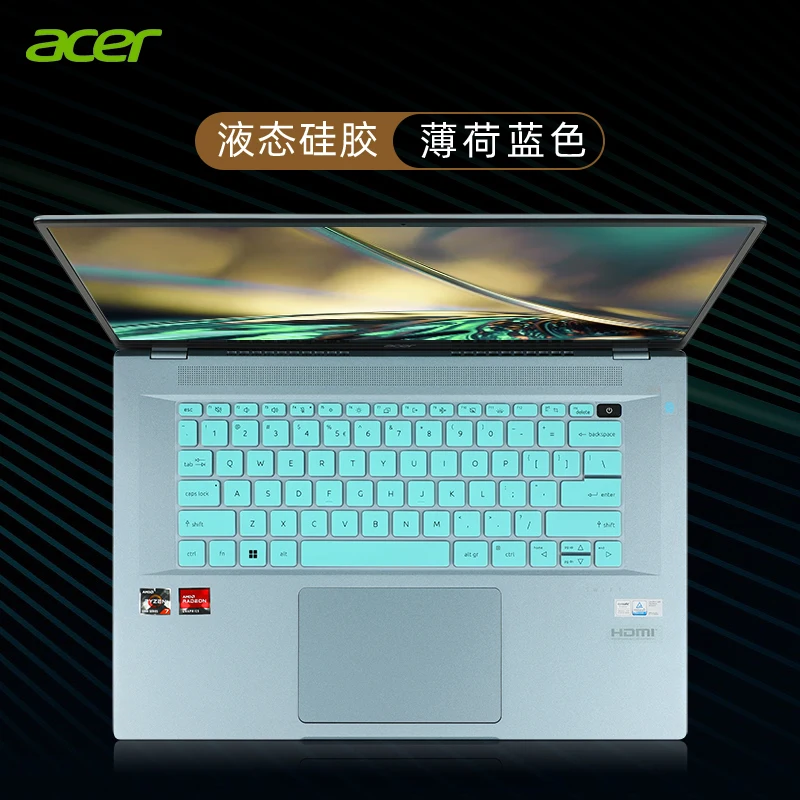 Silicone  Laptop Keyboard cover Protector For Acer Spin 3 2022 SP314-55N (2022)  OLED SF314-71 (not fit Acer Spin 3 2021-2018)