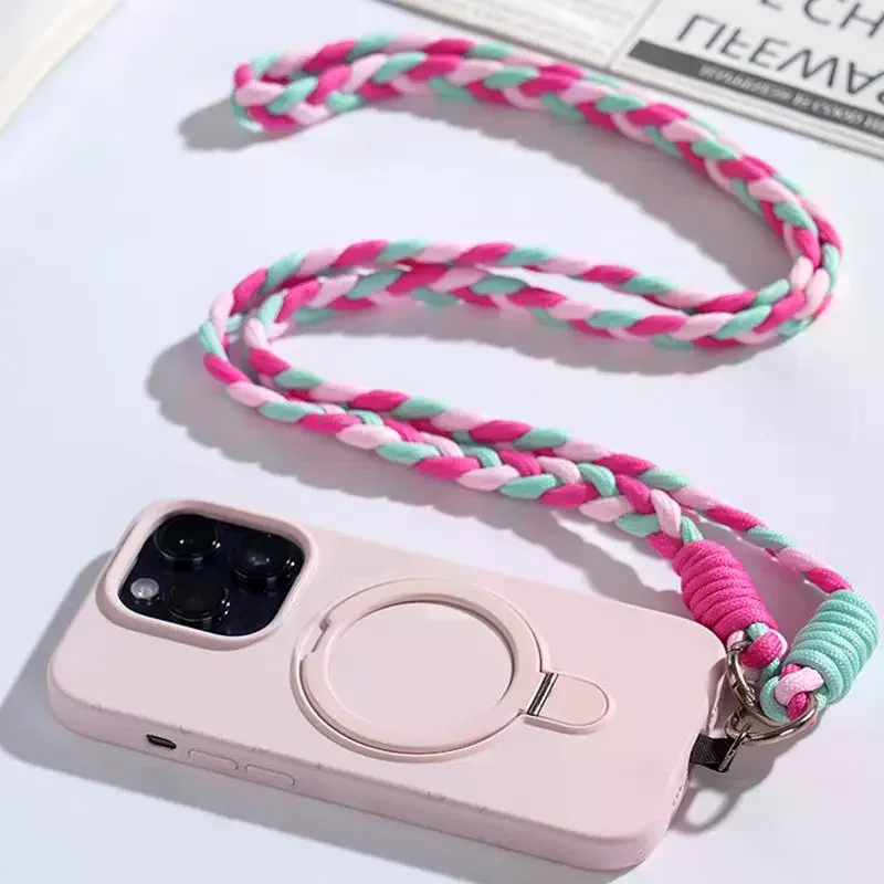 Phone Lanyard Detachable Adjustable Necklace Bag Camera Crossbody Cell Straps Neck Clip Cord Rope
