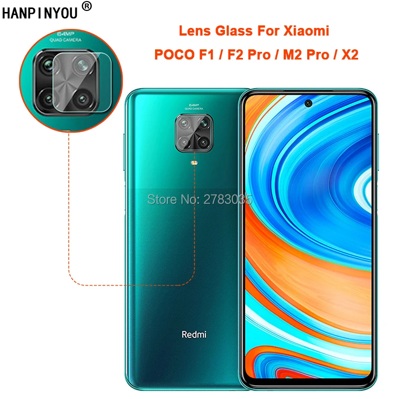 For Xiaomi Poco F1 / X2 / M2 Pro / F2 Pro Clear Ultra Slim Back Camera Lens Protector Rear Camera Lens Cover Tempered Glass Film