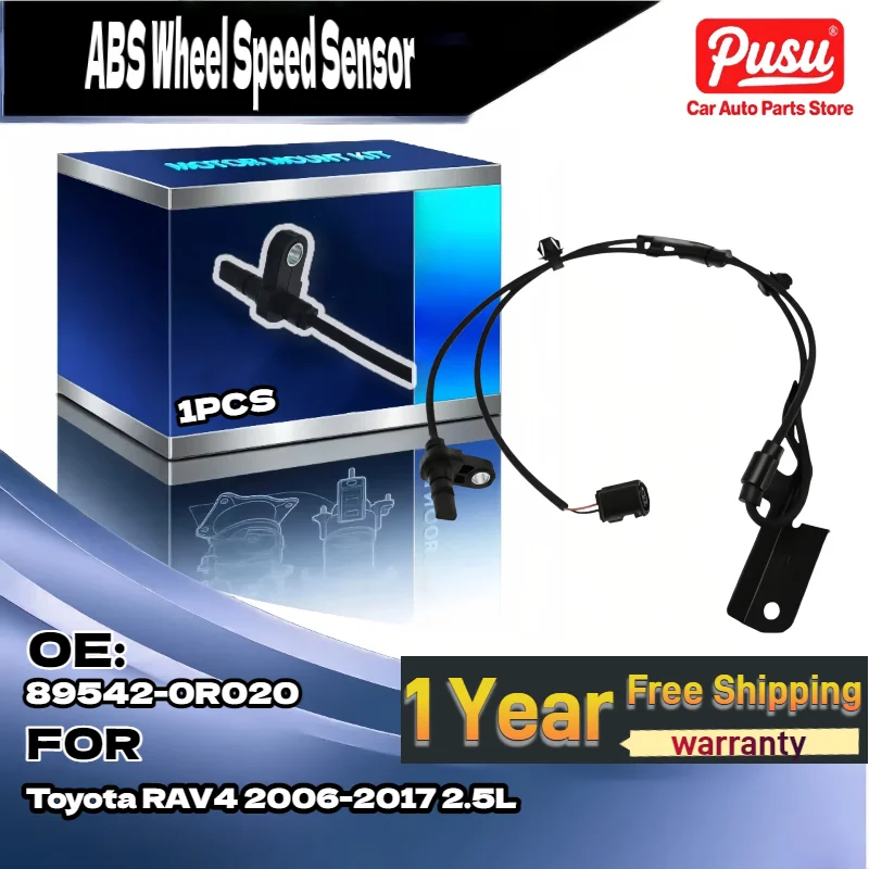 

For Right Front ABS Wheel Speed Sensor for Toyota RAV4 2006-2017 2.5L Compatible with 89542-42050 89542-0R020