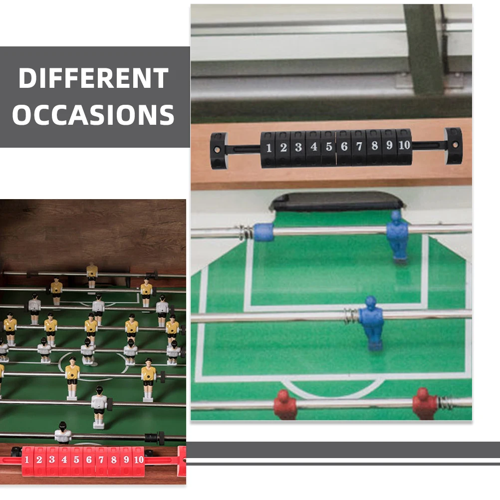 

2pcs Professional Billiard Scorer Durable Multi-Functional Table Soccer Scorekeeper Foosball Game Tool Portable for Football