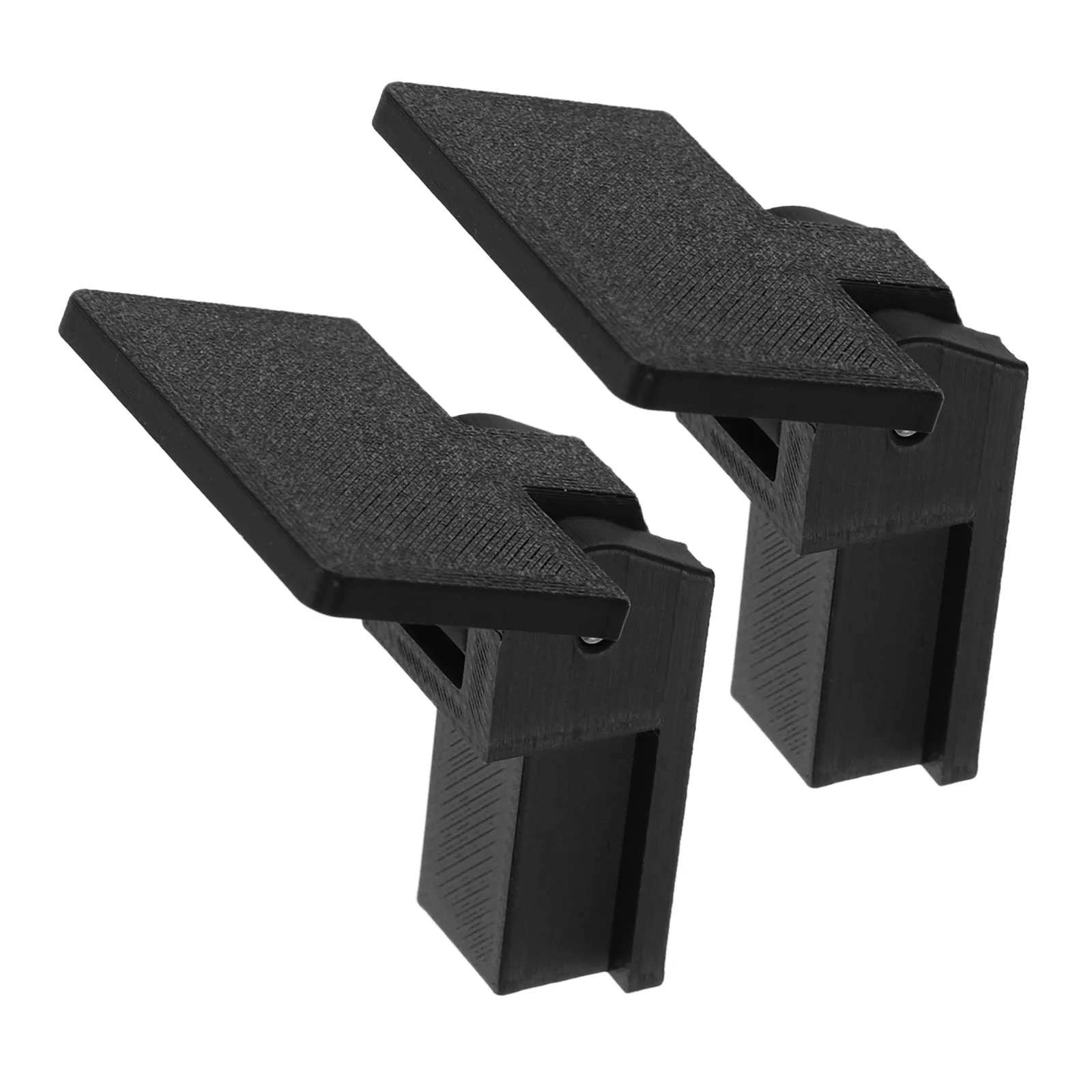 2Pcs Transparent Record Player Dust Cover Hinges Black Turntable Lid Replacement Repair Kit Precise Fit Accessories