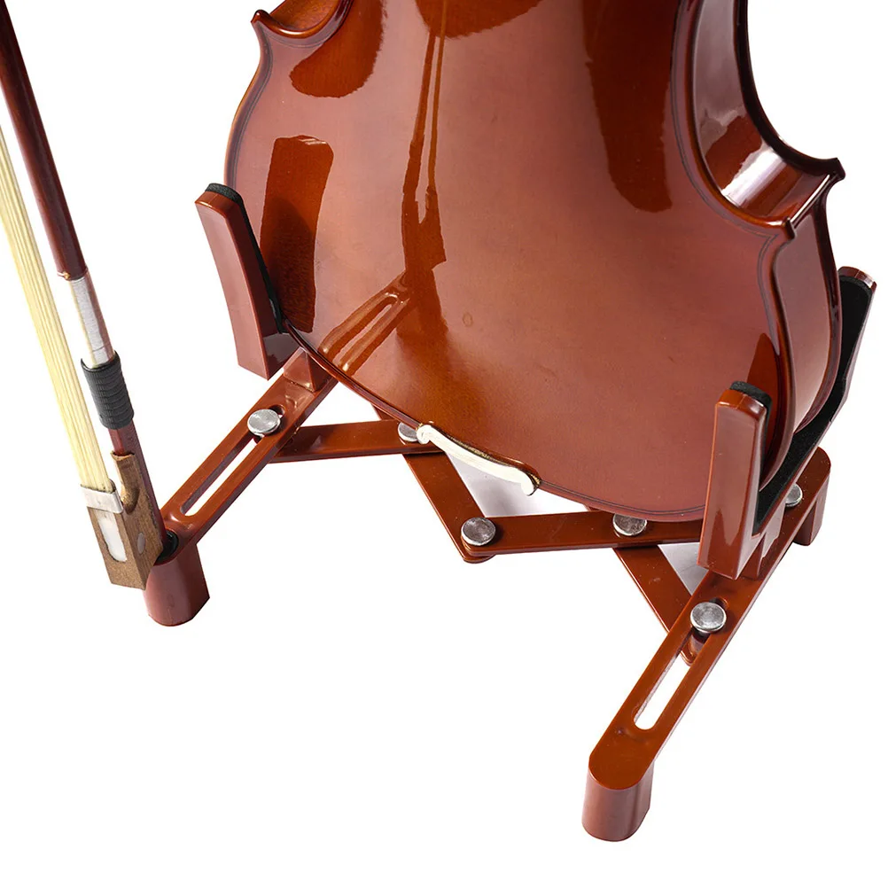 

Violin Stand Floor Support Rack Foldable Display Portable Fiddle Holder Abs Folding