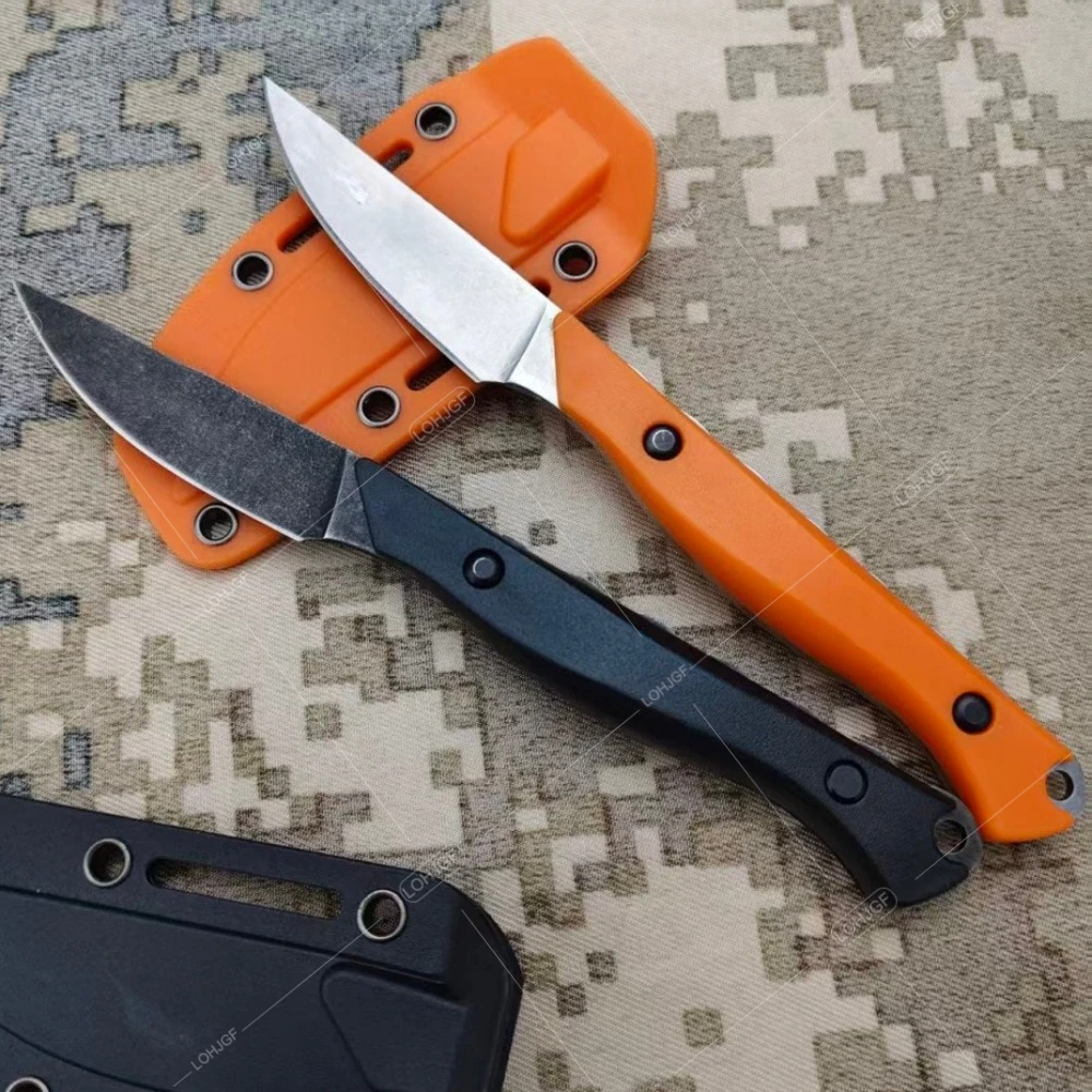 15700 Flyway-CPM 154 Steel Blade Nylon Handle with K Sheath Knives Lightweight Portable Outdoor Hiking Backpacking Straight Knives Camping Fishing Tools