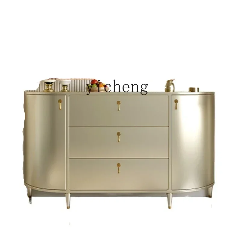 

GZ-i6.3 Home Entrance Cabinet Solid Wood Modern Simple Wall Dining Side Cabinet Living Room Partition Storage Locker