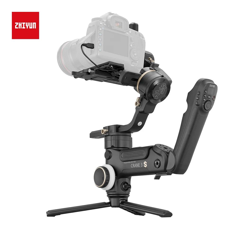Zhiyun Crane 3S Pro 3แกน Gimbal Stabilizer สนับสนุน6.5KG DSLR กล้องถ่ายวิดีโอกล้องสำหรับ Nikon canon