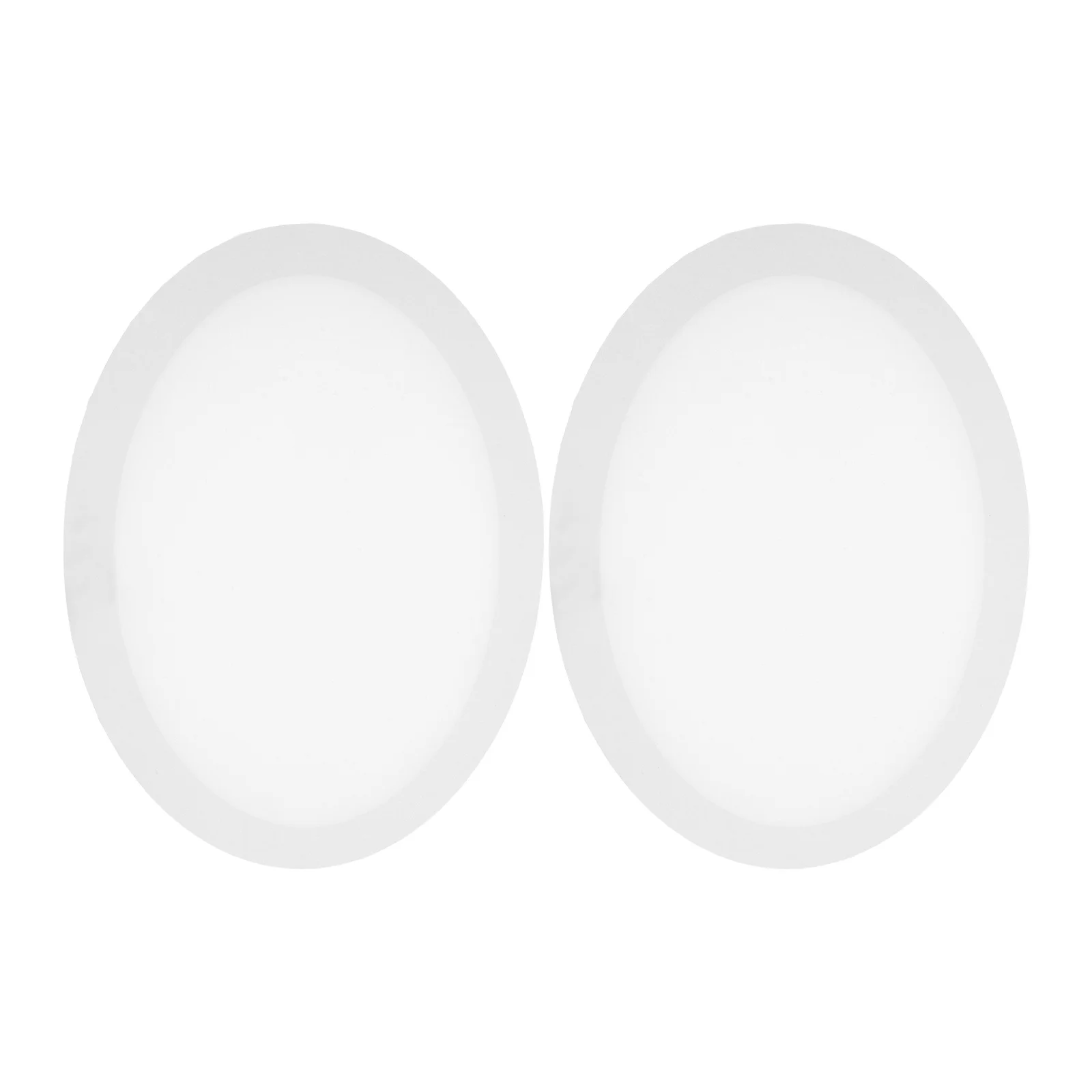 

2Pcs Irregular Oil Painting Frame Cotton Durable Drawing Boards Acrylic Tempera Canvas Creative Use for Students Artists Oval