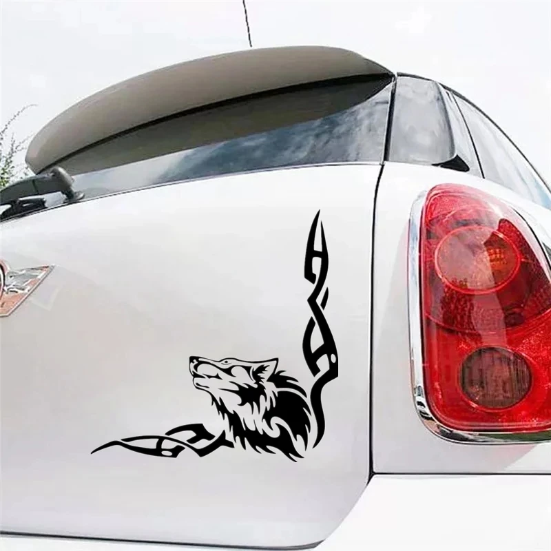 

Howling Wolf Car Waterproof Car Decal Vinyl Decal Decorate Fashion Car Sticker Car Truck Bumper Sticker Accessories