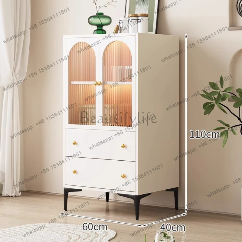 

Mid Century Minimalism living room cabinets glass white home design storage cabinets creativity armarios de arrumação furniture