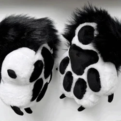 New Black White Beast Fursuit Cosplay Beast Claw Hand Foot Nails Covers Costume Accessories Custom Made