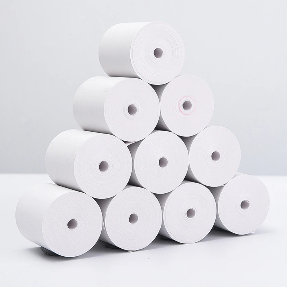 

20pcs Thermal Paper Rolls Multipurpose Receipt Paper For Cash Register Supermarket Restaurant Office Bank Hotel Smooth