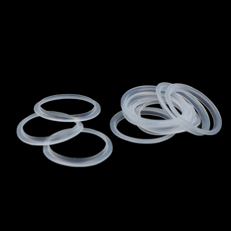 10pcs Black Food Grade Soft Silicone O-rings Rubber Gaskets For Nespresso Stainless Steel Coffee Refillable Capsules Body Cup