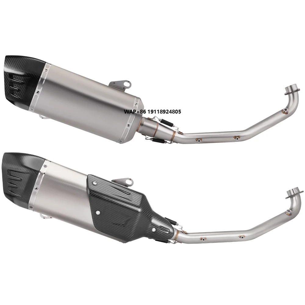 

Original VS400 Motorcycle Exhaust Pipe with Double Outlet Quality Readjustment for Xciting Side New Condition