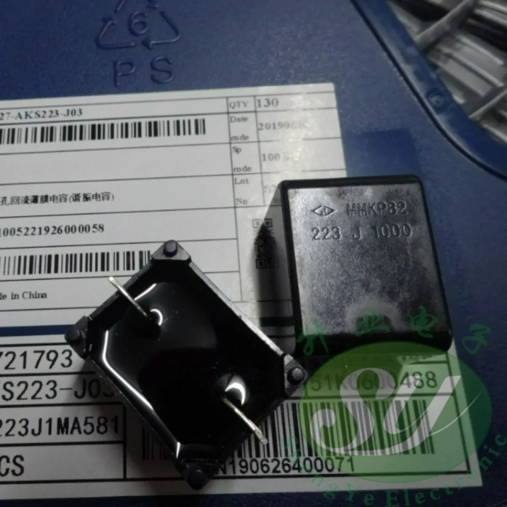 10pcs/lot Fara MKP82 0.022uf 1000V 22nF 223J Through-hole Return Film Capacitor Resonant Capacitor C823A223J1MA581