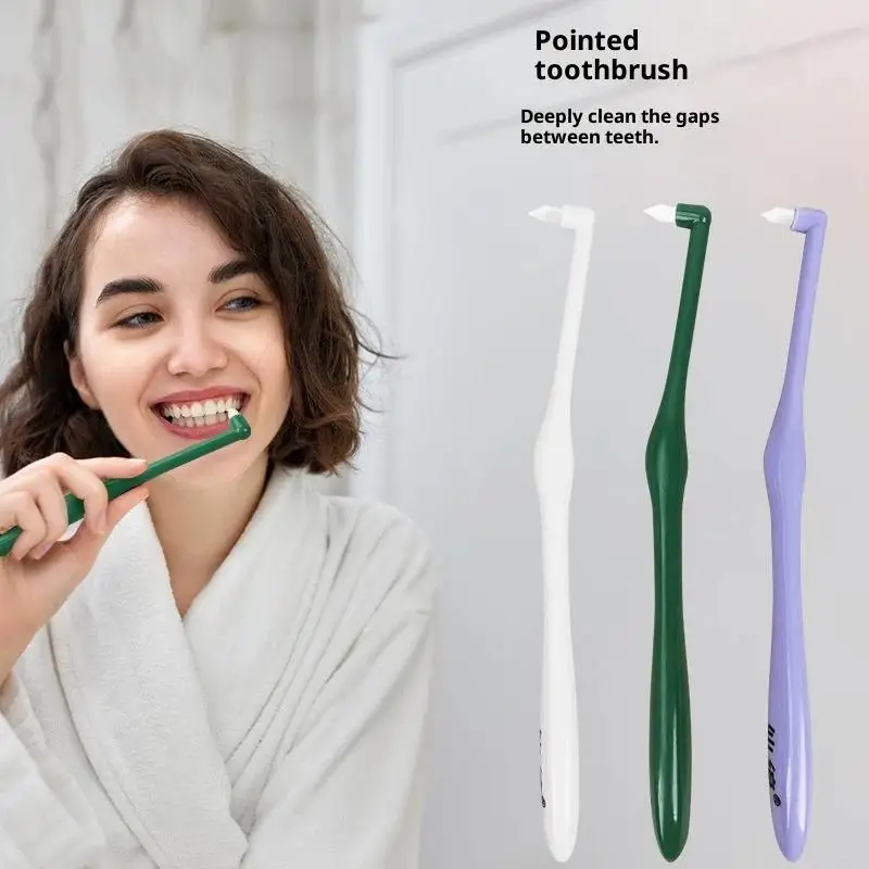 【B】Interdental Toothbrush Single Head Soft Brush For People With Brace Cleaning Tool Teeth Cleaning Tooth-floss Oral Care Tool