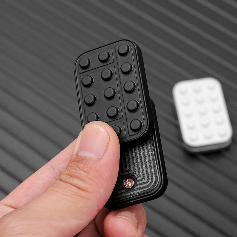 Ilimitato Bit EDC Push Sliders Giocattolo Cubo di Metallo Mano Spinner Agitarsi Giocattolo Per Adulti Portatile Haptico Autismo Push Card Giocattoli Alleviare Lo Stress