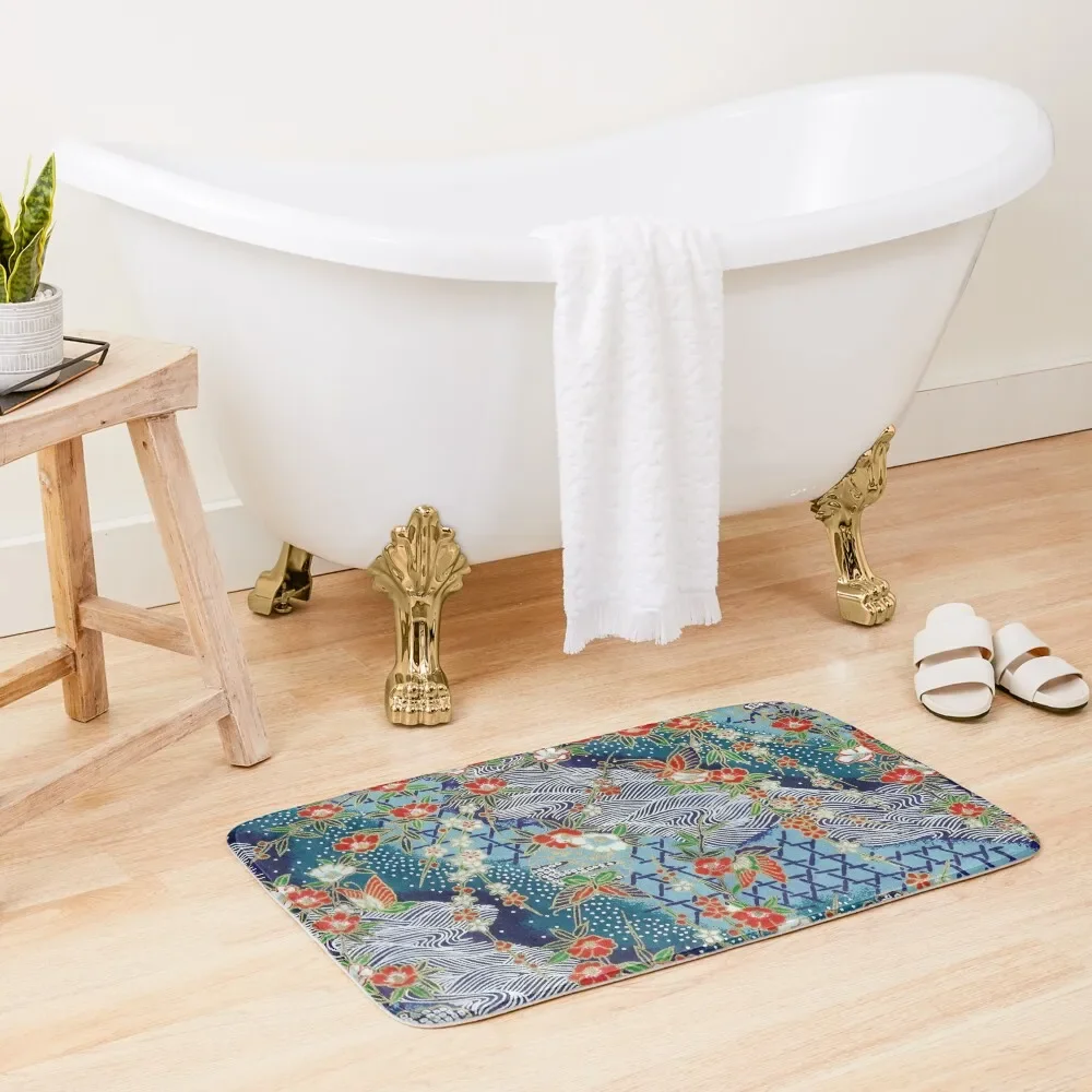 

Japanese River Bath Mat Home Entrances External Entrance Doormat Bathroom Carpet Set Rooms Mat
