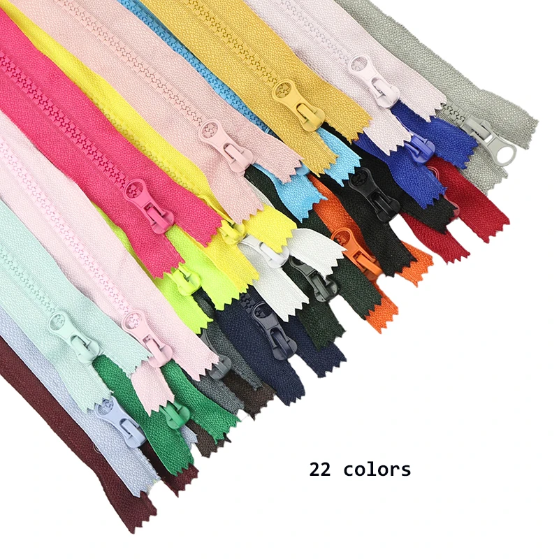 4 Pcs Single Close Ends 5# Resin Zippers 15/20/30/40 Cm For Coat Garment Jeans Craft Sewing Diy Accessories