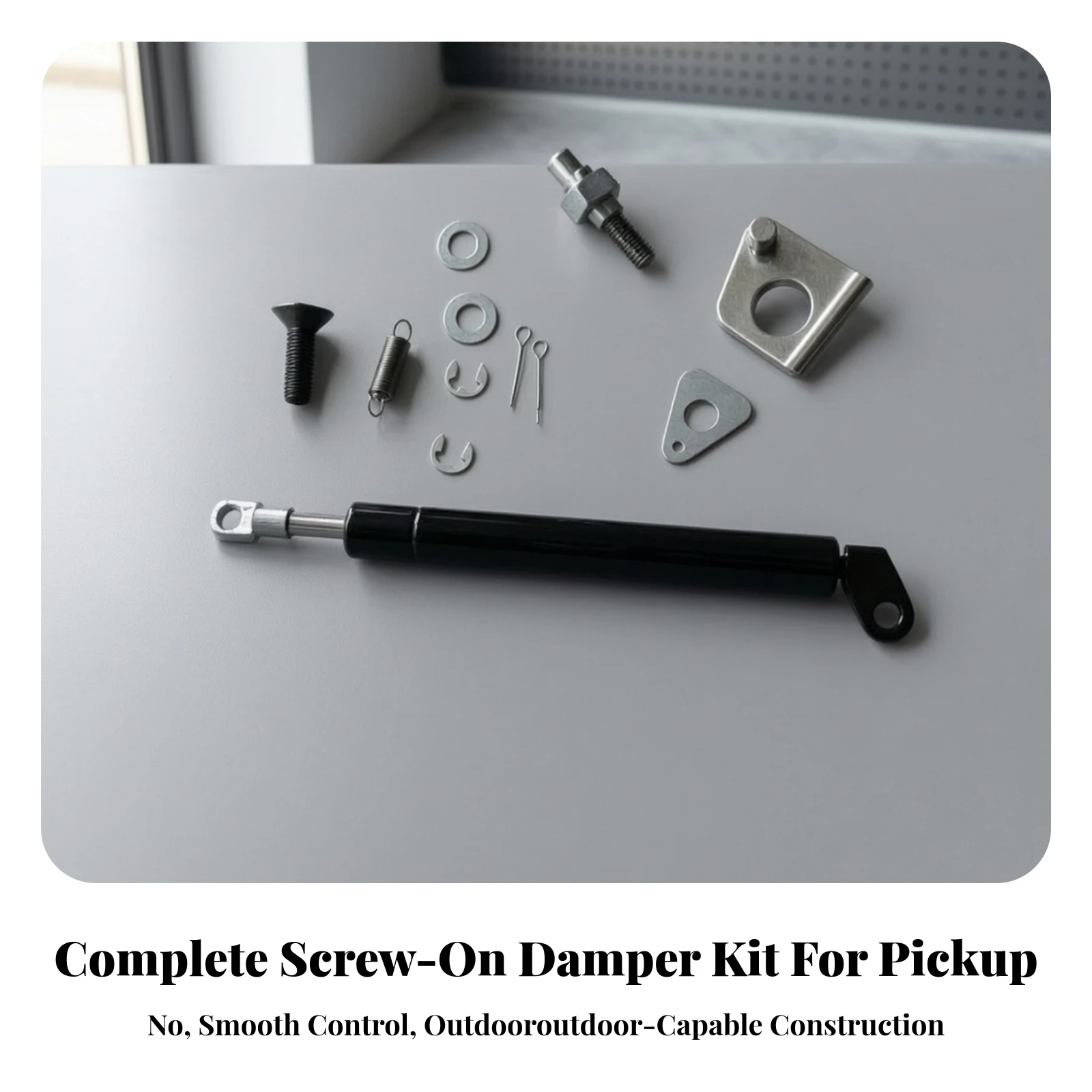 F-150 Pickup Tailgate Damping Strut Screw-Mounted Dampers Lift Supports Easy Installation Struts High Quality for Truck Owners
