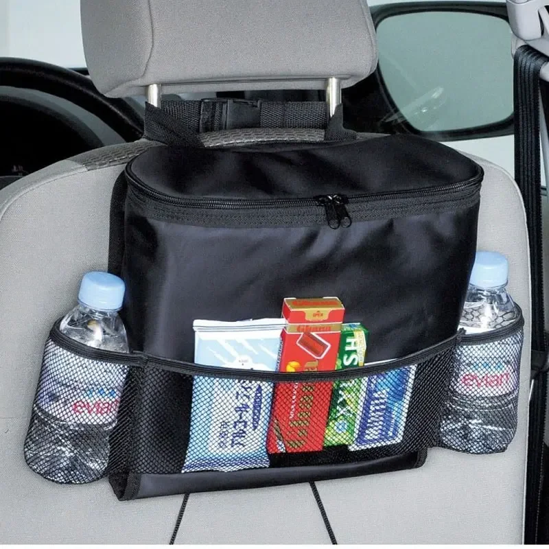 Hot Car Accessories Thermal Food Organizer Summer bottle Cooler Bag Fruit Cans Sundries Storage Back Seat Ice Pack Foldable