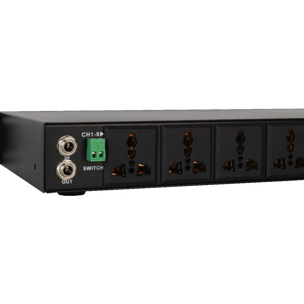 Professional Metal Power Distribution Unit With Sequencer Controller Power Management System For Speaker