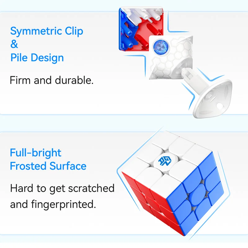 GAN356ME 3x3x3 Magnetic Magic Cube Gancube 356 E Professional 3x3 GAN 356M E Speed Puzzle 3×3 Zabawka dla dzieci GAN356M E Cubo Magico