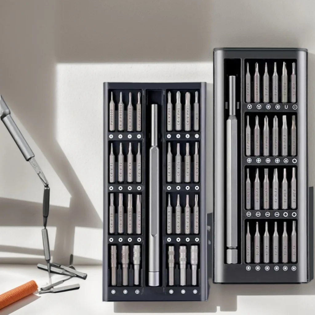 

63 in 1 Magnetic Screwdriver Set - Precision Bits for Laptop iPhone Repair