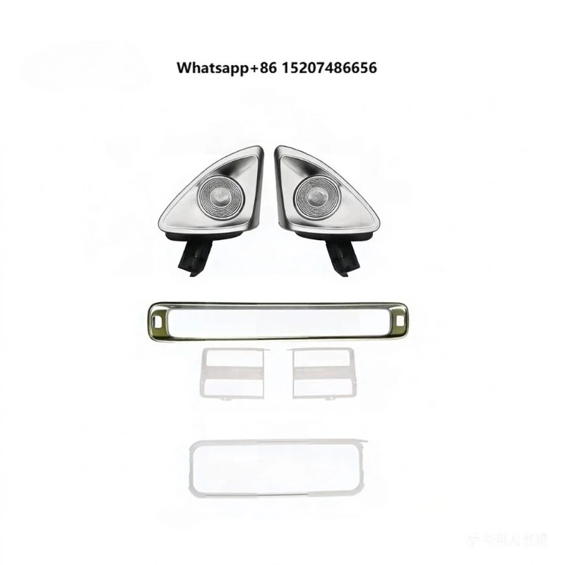 64 Colors  S-Class W223 ABS+PC Material 12V Air Vents LED Outlet Panel Cover Instrument Rotating Tweeter Car Light