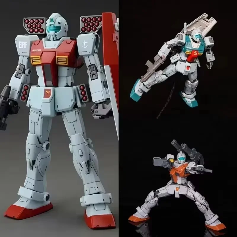 RGM-79 GM 캡틴 모로코 프론트 숄더 캐논 장비 포함 HG 1/144 메카 조립 모델 키트 액션 피규어 소년용 퍼즐 장난감