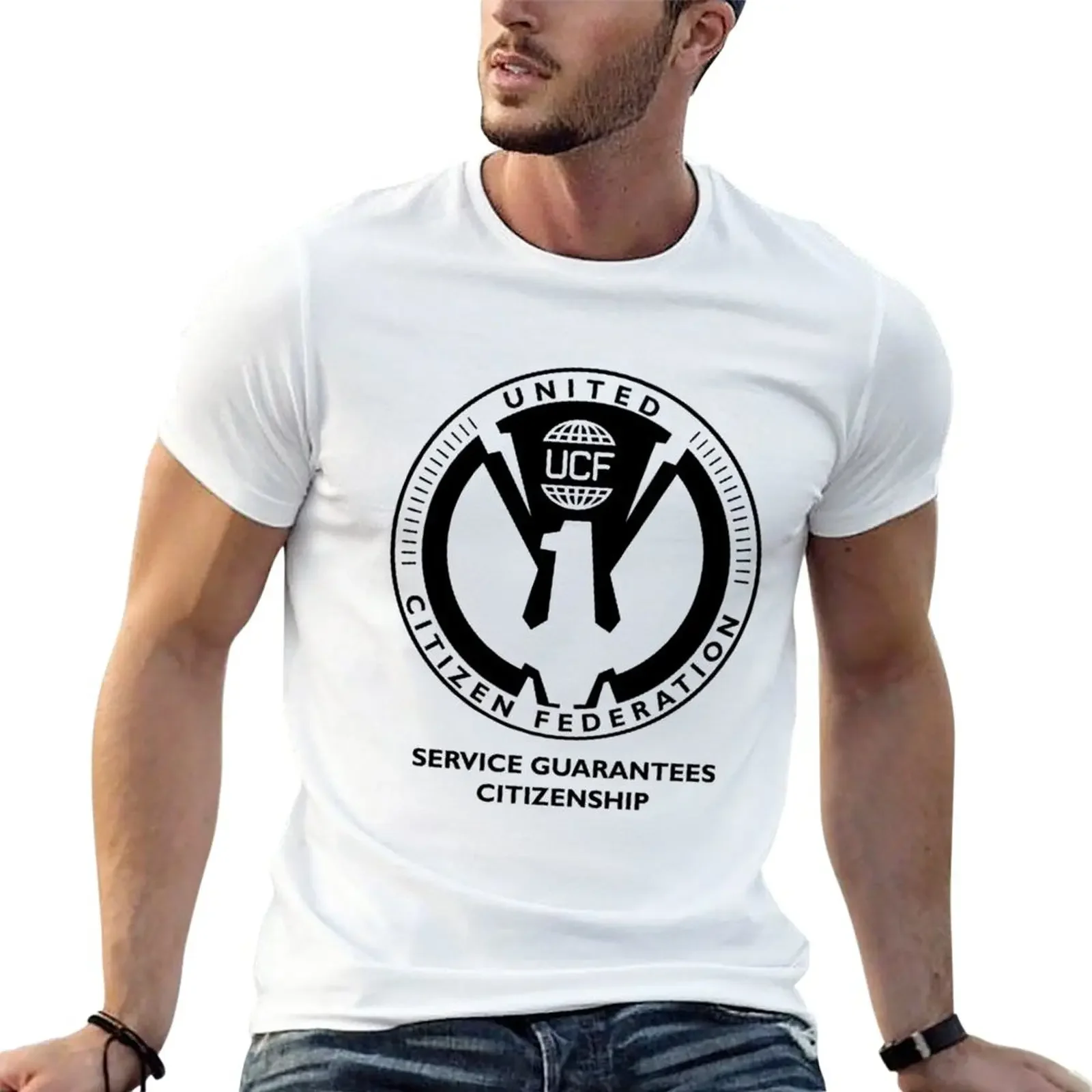 

Starship Troopers - United Citizen Federation T-Shirt sweat anime cute clothes funny t shirts for men