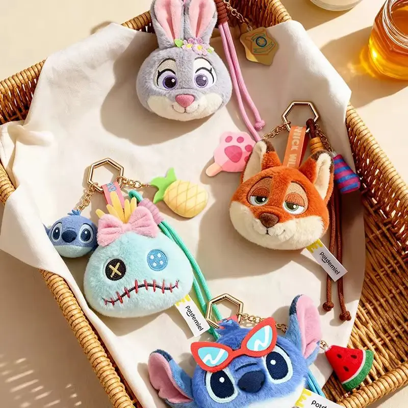 พวงกุญแจตุ๊กตาสัตว์น่ารัก ซูโทเปีย นิค สติทช์ จูดี้ ของขวัญคู่รัก ของขวัญเซอร์ไพรส์หวานๆ สำหรับแฟนสาว