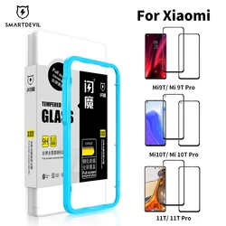 SmartDevil Screen Protector for Xiaomi 11T Pro Tempered Glass for Mi 10T Pro Lite 11T 9T Full Cover 2pcs HD Anti Blue Ray Film