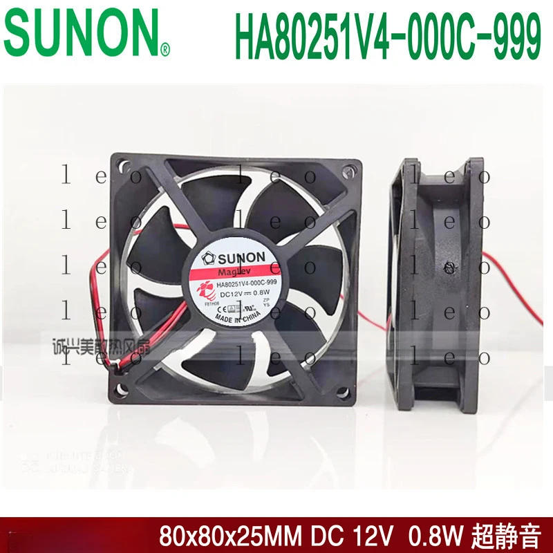 HA80251V4-000C-999 Original 8025 12V 0.8W 8cm Magnetic Suspension Ultra-Silent