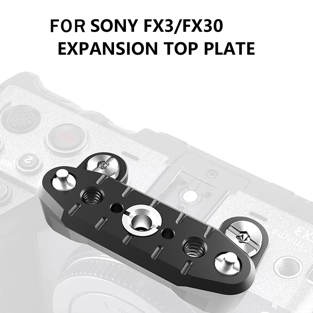 Für Sony FX3/FX30 NATO Rail Top Expansion Platte DSLR Kameras Käfig Montage Halterung Schiebe Bar Schnell Release System – Detail 1