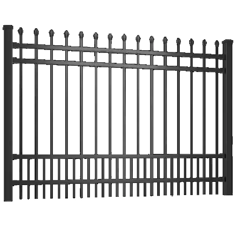 

High Strength Steel Matting Fences Entrance Gates Fencing Steel Welded Mesh Wire Picket Fence