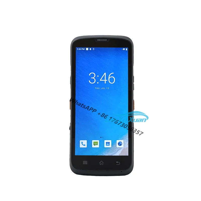 

2 Pcs PDA706 Android12 6.9in Industrial Pda With Barcode Scanner 3GB+32GB Memory Card, 4G Drop Proof Waterproof