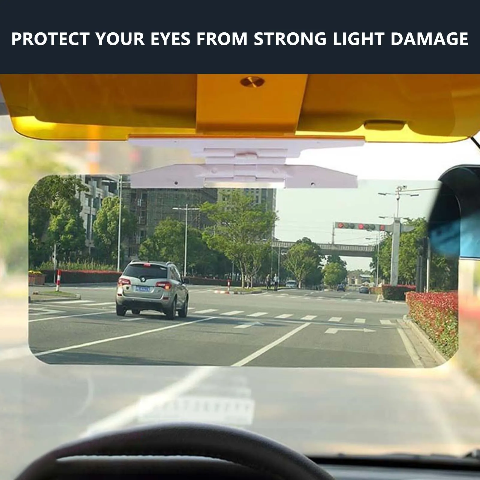 Day Night Anti Glare Visor Simple Installation Flexible Adjustment Car Sun Visor Suitable for All Vehicles Use AC-Hot Sale