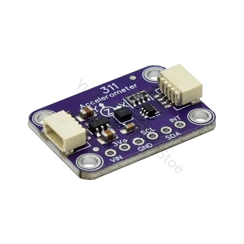 96BA MSA311 I2C Accelerometer Board with Label Pad for Maker Electronics